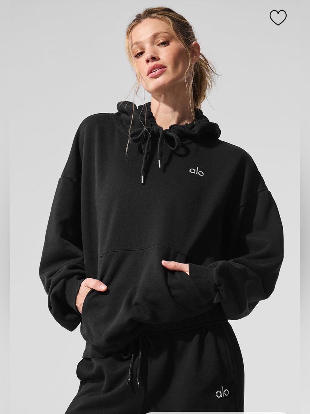 Alo Accolade Black Hoodie